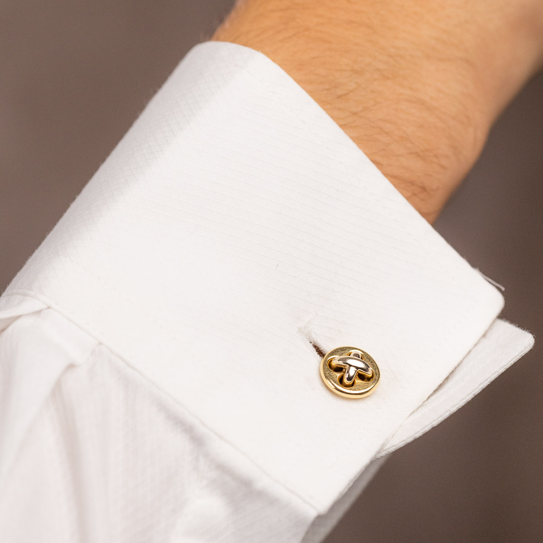 Gemelli in oro 18kt firmati Chaumet - immagine 3