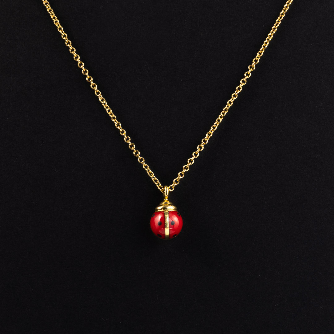 Collana in oro 18kt e smalti firmata Pasquale Bruni - immagine 2