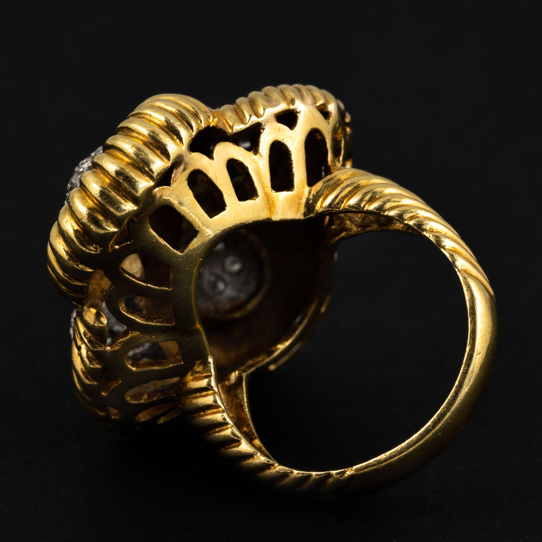 Anello in oro 18kt e diamanti - immagine 2