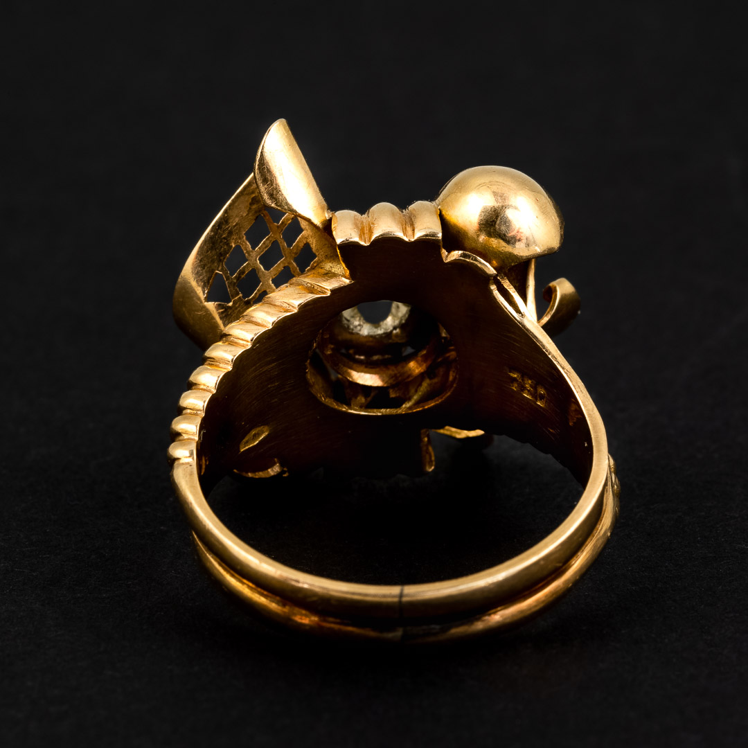 Anello in oro 18kt e diamanti - immagine 2